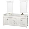 Andover 80" White (Vanity Only Pricing)